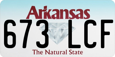 AR license plate 673LCF