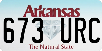AR license plate 673URC