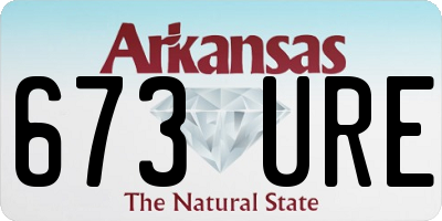 AR license plate 673URE