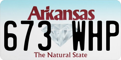 AR license plate 673WHP