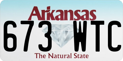 AR license plate 673WTC