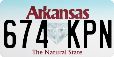 AR license plate 674KPN