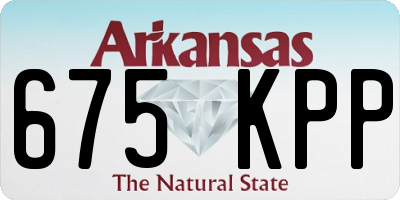 AR license plate 675KPP