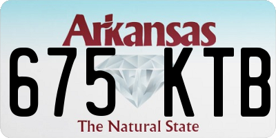 AR license plate 675KTB