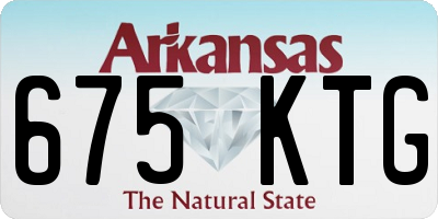 AR license plate 675KTG
