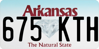 AR license plate 675KTH