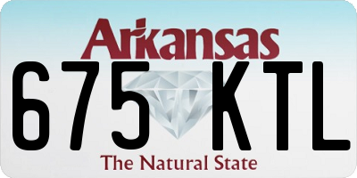 AR license plate 675KTL