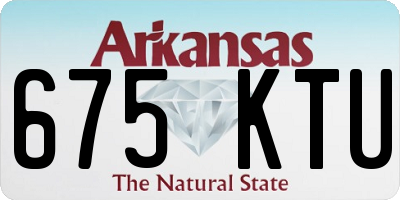 AR license plate 675KTU