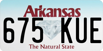 AR license plate 675KUE