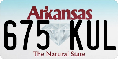 AR license plate 675KUL