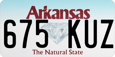 AR license plate 675KUZ