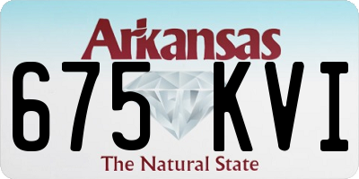 AR license plate 675KVI