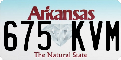 AR license plate 675KVM