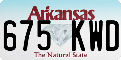 AR license plate 675KWD