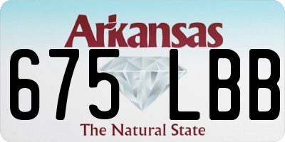 AR license plate 675LBB