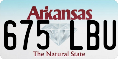 AR license plate 675LBU