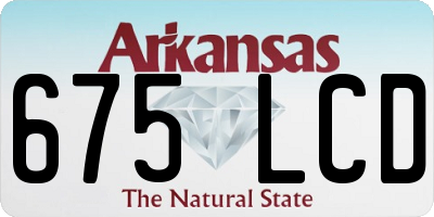 AR license plate 675LCD