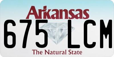 AR license plate 675LCM