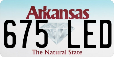 AR license plate 675LED
