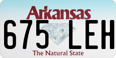 AR license plate 675LEH