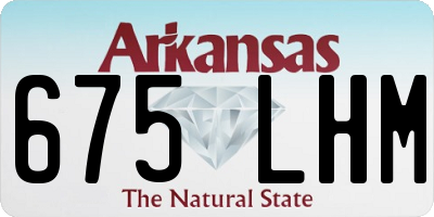 AR license plate 675LHM
