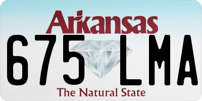 AR license plate 675LMA
