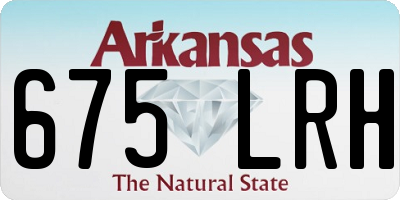 AR license plate 675LRH