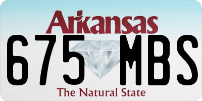 AR license plate 675MBS