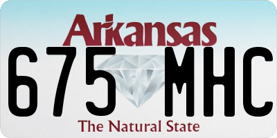AR license plate 675MHC