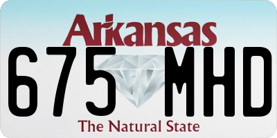 AR license plate 675MHD
