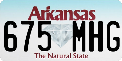 AR license plate 675MHG