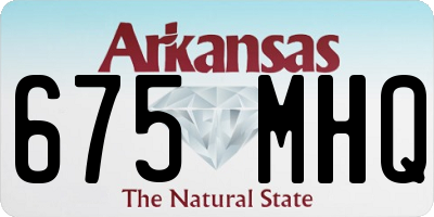 AR license plate 675MHQ
