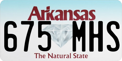 AR license plate 675MHS