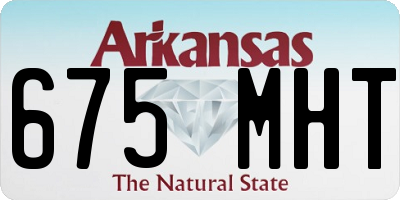 AR license plate 675MHT