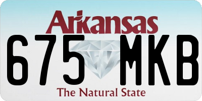 AR license plate 675MKB