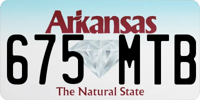 AR license plate 675MTB