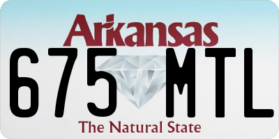 AR license plate 675MTL