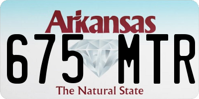 AR license plate 675MTR