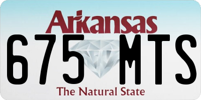 AR license plate 675MTS