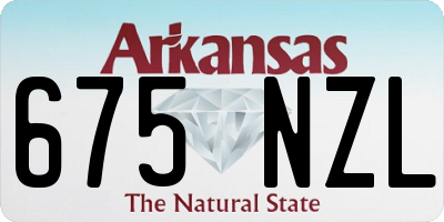 AR license plate 675NZL