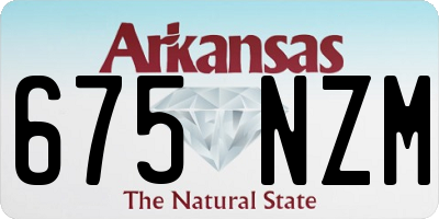 AR license plate 675NZM