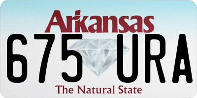 AR license plate 675URA