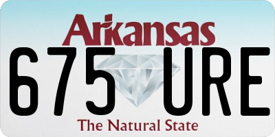 AR license plate 675URE