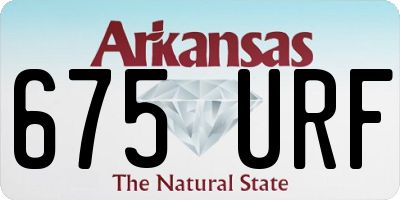 AR license plate 675URF