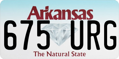 AR license plate 675URG