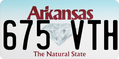 AR license plate 675VTH