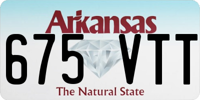 AR license plate 675VTT