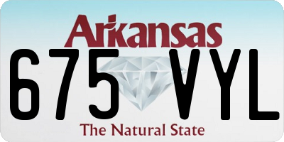AR license plate 675VYL