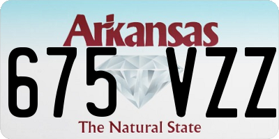 AR license plate 675VZZ