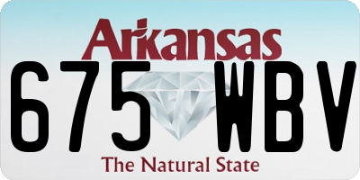 AR license plate 675WBV